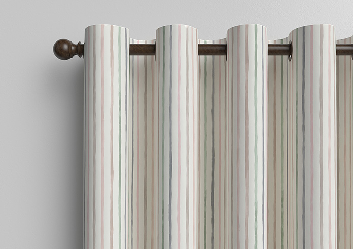 Vintage Stripe, Pastels - Made to Measure Curtains - Image 12